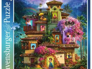 Encanto-palapeli on 1000 palan palapeli. Kuvassa ihanat rosat kukat peittävät taloa. Värit houkuttelevat kokoamaan Disneyn ihanaa kuvaa. Koko 70 x 50 cm.