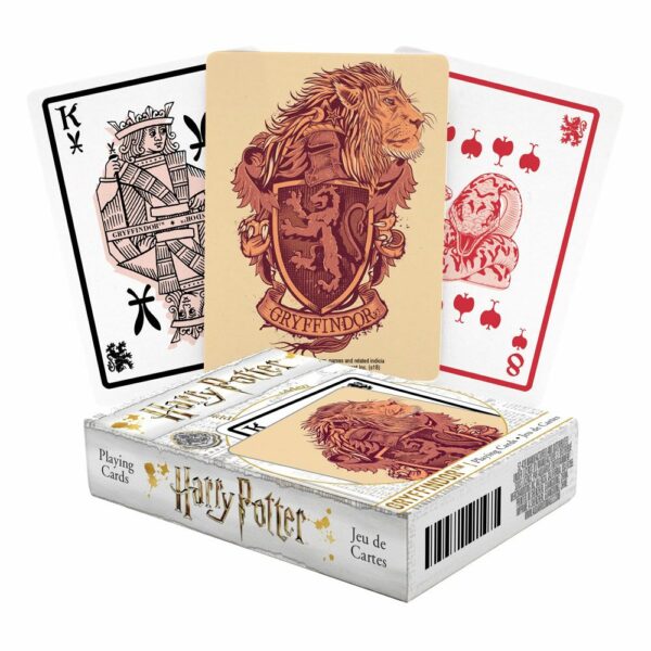 Harry Potter Rohkelikko -pelikortit ovat korkealaatuiset, perinteiset pelikortit Harry Potter Rohkelikko-kuvituksella.