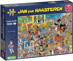 Jan van Haasteren Dia De Los Muertos palapeli on Jumbon valmistama 1000 palan palapeli. Tässä van Haasteren palapelissä päästää mukaan meksikolaiseen juhlintaan.