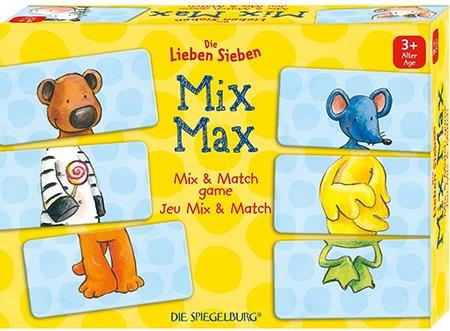 Mix & Max -peli on lapsille tarkoitettu korttipeli, jossa kortteja järjestämällä lapsi saa luoda mieleisiään hahmoja. Hiirellä voi olla nallen tassut ja ankalla seepran kaviot.