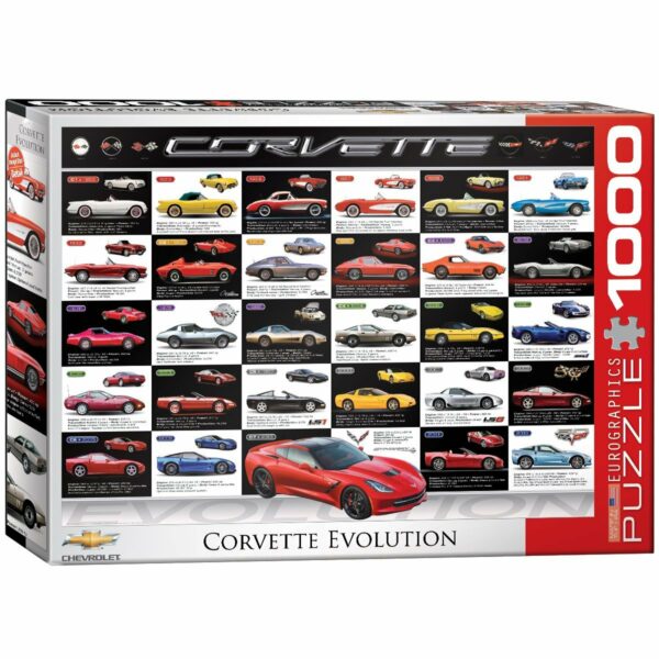 Corvette Evolution palapeli on Eurographicsin jenkkiautoja esittelevän sarjan palapeli. Eurographics on kanadalainen palapelivalmistaja, joka on julkaissut useamman jenkkiautopalapelin.