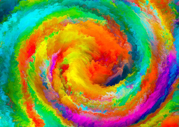 Enjoy 1000p Colorful Gradient Swirl