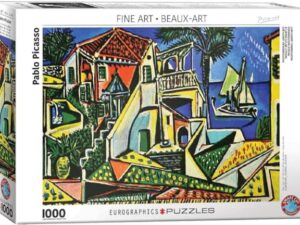 Mediterranean landscape palapeli on Eurographicsin 1000-palainen. Kuvassa Picasson maalaus, jossa näkymä välimerelliseen maisemaan. Palapeli kuuluu Eurographicsin Fine Art -taidepalapelien sarjaan.