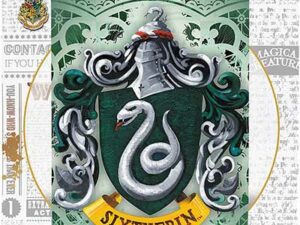 Harry Potter Luihuinen palapeli on Aquariuksen 500 palan palapeli. Kuvassa Slytherin-tuvan vaakuna. Aquarius on amerikkalainen palapelivalmistaja.