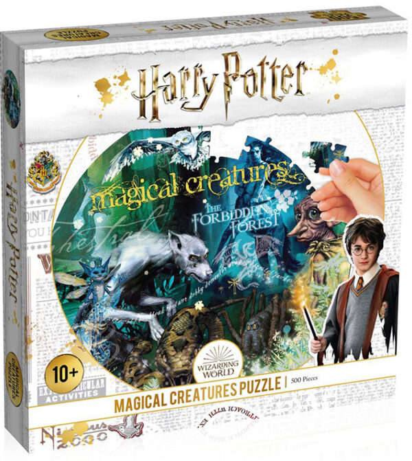 Harry Potter 500p Magical Creature pyöreä palapeli