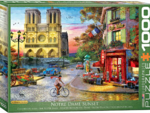 Notre-Dame palapeli on Dominic Davisonin kuvittama 1000-palainen. Kuvassa Pariisin kadut ja Notre-Dame. Eurographicsin palapelit on leikattu SmartCut-tekniikalla.
