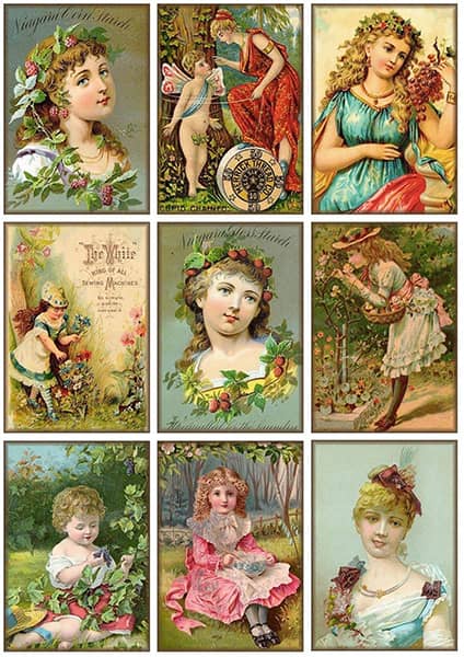 Vintagekuvat palapeli on Nova Puzzlen 1000-palainen. Kuvassa yhdeksän postikorttimaista nostalgiakuvaa on koottu kollaasiksi, joka on kuin vanha opetustaulu. 