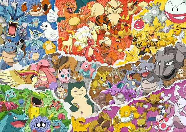 Pokémon Adventure -1000 palan palapelissa on sama kuva kuin aikaisemmin julkaistussa Pokemon All-Stars (5000 palaa) -palapelissa.