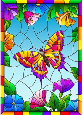 Enjoy Crystal Butterfly on 1000 palan palapeli, jonka kuvassa lyijylasimaalaus. Perhonen-palapeli on kiva koottava, kun selkeät rajat antavat apuja kokoamiseen.