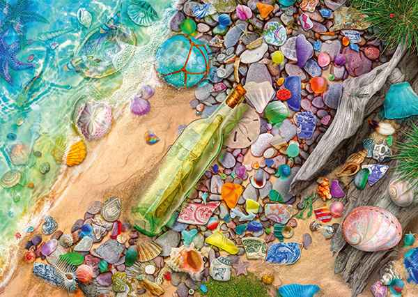 Rannan aarteet palapeli (Beach treasures) on Schmidtin 1000 palan palapeli, jonka kuvassa hiekkarantaan on ajautunut simpukoita, värikkäitä kiviä ja tyhjä lasipullo. 