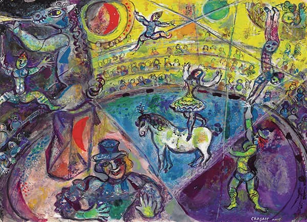 Sirkushevonen palapeli (The Circus Horse) on Eurographicsin 1000-palainen. Kuvituksena Marc Chagallin  maalaus.  Eurographicsin palapelit on leikattu SmartCut-tekniikalla.