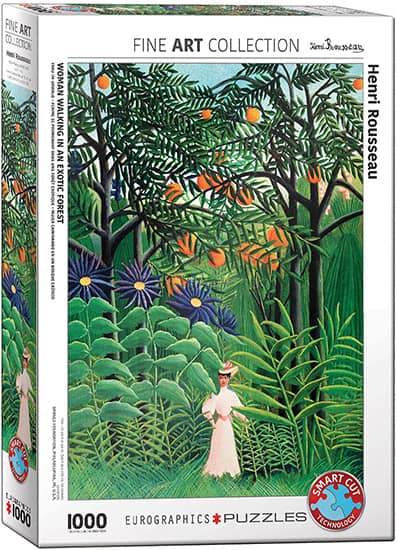 Nainen eksoottisessaa metsässä palapeli (Woman in an Exotic Garden) on Eurographicsin 1000 palan taidepalapeli. Kuvassa Henri Rousseaun maalaus Woman Walking in an Exotic Forest. Palapelissä on 1000 palaa.