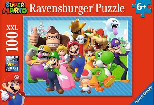 Super Mario 100 palan palapeli kuuluu Ravensburgerin lasten palapelien sarjaan. Palapelikauppa Pieni Harrastepuoti
