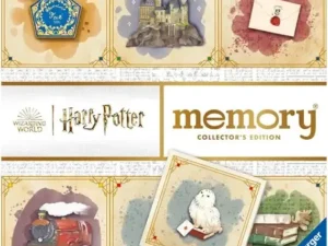 Harry Potter muistipeli (Ravensburger Harry Potter Collector's Memory Game), jonka korteissa on tuttuja Harry Potter -hahmoja ja aiheita. Peliä voi pelata myös hämärässä, sillä kortit hohtavat pimeässä. 