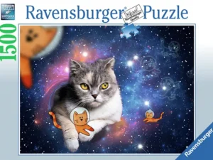 Kissat avaruudessa palapeli (Cats in Space) on Ravensburgerin 1500 palan kissapalapeli. 