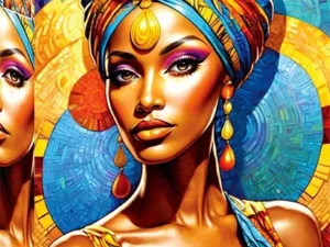 African Beauty palapeli on Enjoyn 1000-palainen, jonka kuvassa nainen kirjava huivi päässään. Enjoyn palat eivät kiillä, ja palat ovat yksilölliset ja menevät vain omille paikoilleen.