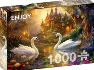 Swan Song palapeli on Enjoyn 1000-palainen, jonka kuvassa joutsenet. Enjoyn palat eivät kiillä, ja palat ovat yksilölliset ja menevät vain omille paikoilleen.