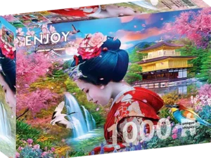 Geisha Garden palapeli on Enjoyn 1000-palainen palapeli, jonka kuvassa geisha puutarhassa. Enjoyn palat eivät kiillä, ja palat ovat yksilölliset ja menevät vain omille paikoilleen.