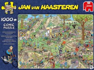 Jan van Haasteren Cycle Cross palapeli on alankomaalaisen Jumbon valmistama 1000-palainen. Pyöräilypalapelissä sattuu ja tapahtuu vaikka mitä!
