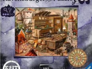 Exit Puzzle Anno 1883 on Ravensburgerin pakohuonepalapeli, jossa on 919 palaa. EXIT Puzzle on palapeli, joka perustuu pakohuonepelien periaatteeseen. Kun jokainen Escape palapelin jokainen pala on paikoillaan, mysteeri alkaa paljastua. Pulmapelissä pelaaja tai pelaajat joutuvat ratkaisemaan pulman löytääkseen "uloskäynnin".