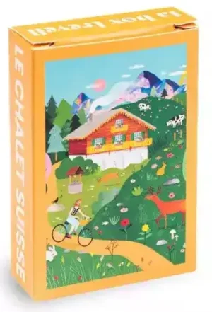 The Swiss Chalet palapeli on ranskalaisen Trevellen 99 palan palapeli. Kuvassa sveitsikäinen talo vuoren rinteessä.