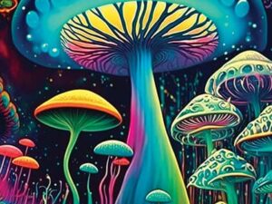 Fungi Wonderland palapeli on Yazz Puzzlesin 1000-palainen sienipalapeli, jossa fantasiaa ja värejä. Valmis koko 68 x 48 cm. Valmistaja Yazz Puzzle