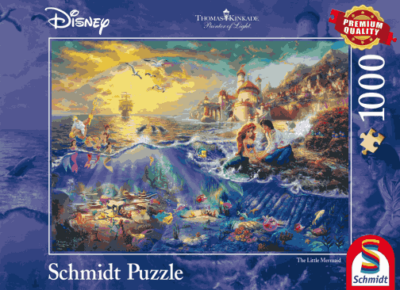 Little Mermaid Ariel palapeli 1000 palaa on Thomas Kinkade Studiosin kuvittama Disney-palapeli, jossa pääosassa Pieni Merenneito Ariel.