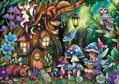 In The Magical Forest palapeli 1000 palaa on Ravensburgerin syksyn 2024 uutuus. 