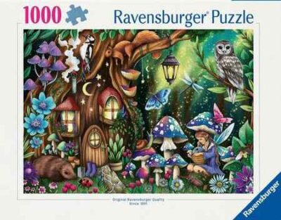 In The Magical Forest palapeli 1000 palaa on Ravensburgerin syksyn 2024 uutuus. 