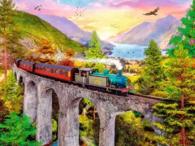 Ravensburger 1500p Autumn Viaduct - Image 2