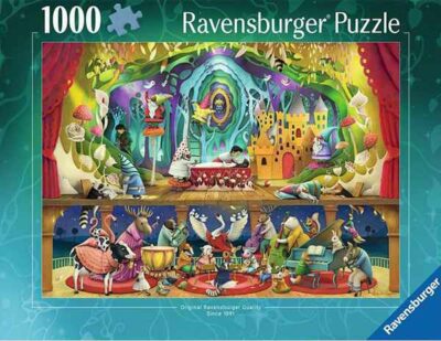 Snow White and 7 Gnomes palapeli (Lumikki ja seitsemän kääpiötä) 1000 palaa on Ravensburgerin syksyn 2024 uutuus. Kuvitus Demelsa Houghton