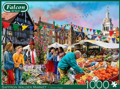 Saffron Walden Market palapeli 1000 palaa on brittiläisen Falconin syksyn 2024 uutuus.