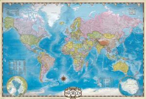 Map of the World palapeli 2000 palaa (Maailmankartta palapeli) on Eurographicsin karttapalapeli.