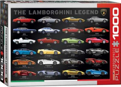 Lamborghini legend palapeli 1000 palaa on kanadalaisen palapelimerkki Eurographicsin valmistama autopalapeli. Palapelin kuvassa on Lamborghinit vuodesta 1963 lähtien.