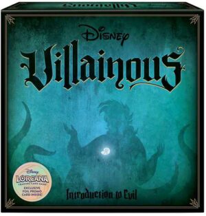 Disney Villainous Introduction to Evil lautapeli on myös strategiapeli ja korttipeli, joka valmistajan mukaan sopii yli 10-vuotiaille.