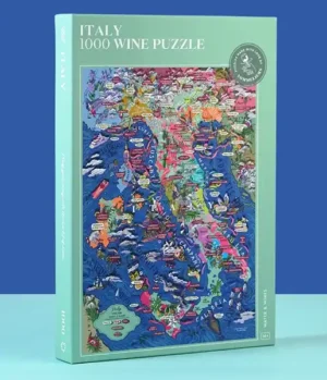 Water & Wines Italy palapeli 1000 palaa Wine Puzzle: Italia-viinipalapeli vie sinut matkalle maan viinialueiden halki alue kerrallaan.