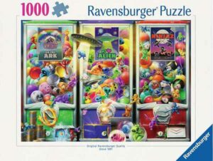 Animals Aliens & Ninjas palapeli 1000 palaa on Ravensburgerin vuoden 2025 uutuus. Liity mukaan vapauttamaan kaikki eläimet, muukalaiset ja ninjat tässä villissä ja hassussa palapelissä