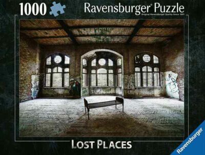 Lost Places Frauenpavillion Beelitzer palapeli 1000 palaa on Ravensburgerin Lost Places -sarjaa ja vuoden 2025 uutuus. Frauenpavillon sijaitsee Beelitzessä Saksassa.