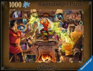 Villainous Gaston palapeli 1000 palaa on Ravensburgerin Disney-palapeli. Villainous-sarja esittelee Disneyn paholaisia. Tässä palapelissä hahmona on Disneyn paholaisista Gaston.