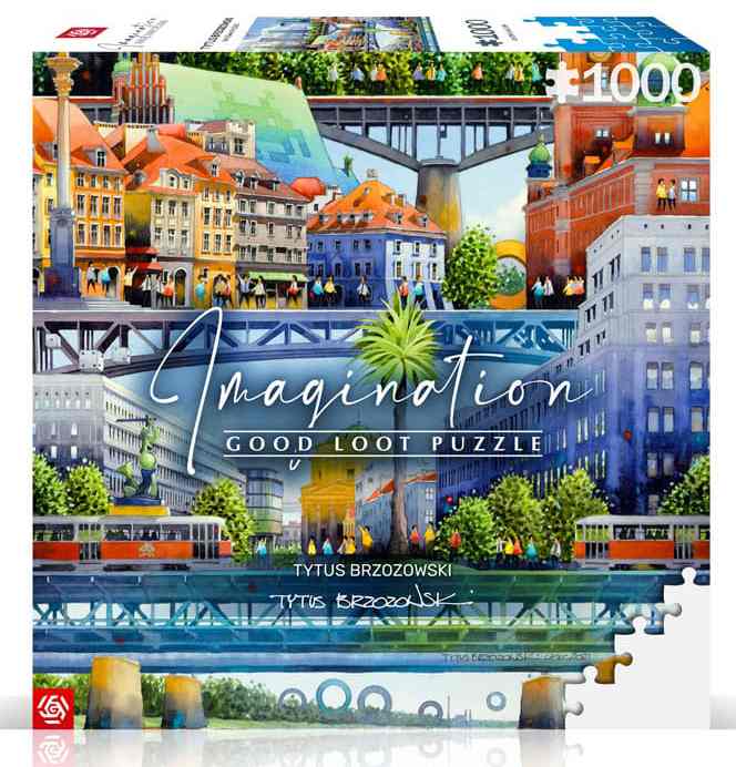 Tytus Brzozowski Imagination Puzzle: Warsaw Bridges 1000 palaa.