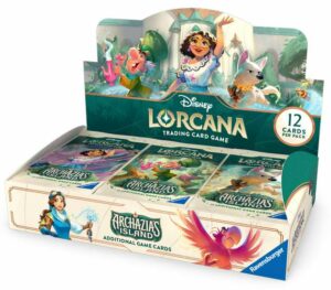 Disney Lorcana Archazia's Island booster display: Disney Lorcana korttipeli Archazia's Island on strategiakorttipeli