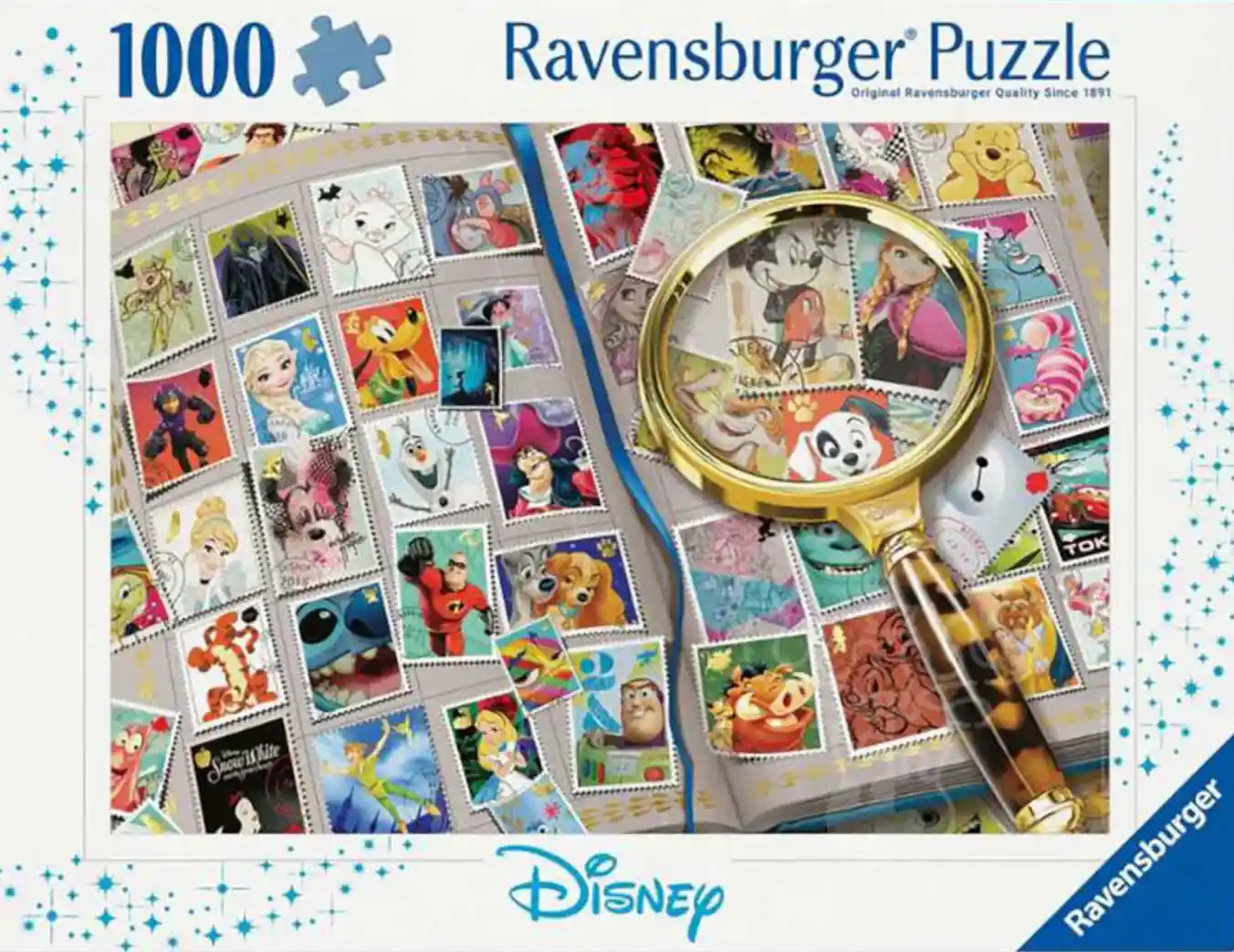 Ravensburger Disney Stamp Album palapeli 1000 palaa on Ravensburgerin Disney-palapeli.