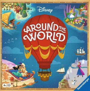 Disney Around The World lautapeli 2-4 pelaajalle. Ravensburger ikäsuositus 4+