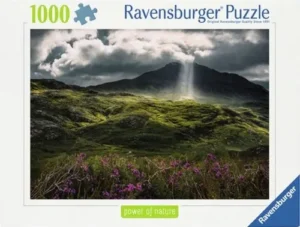 Ravensburger Mysterious mountains palapeli 1000 palaa on Ravensburger Power of nature -sarjaa oleva valokuvamaisemapalapeli.