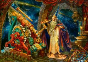 Schmidt The Astronomer palapeli 1000 palaa on saksalaisen Schmidtin Tähtitieteilijä-palapeli.