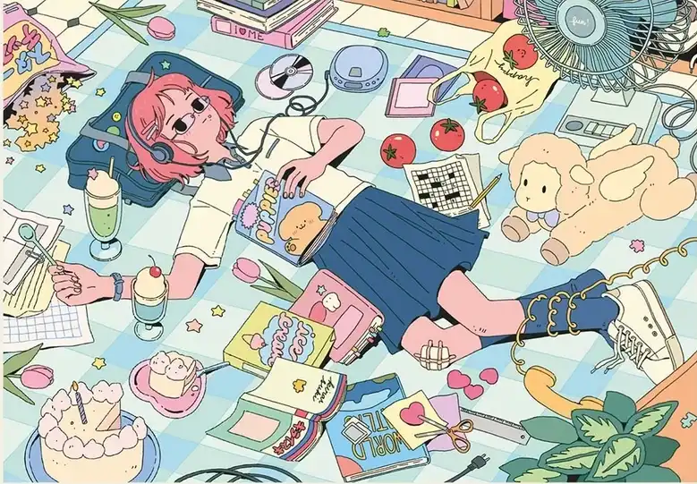 Sto Puzzle In My Head palapeli 1000 palaa on italialainen design-palapeli.