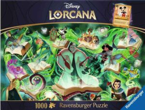 Glimmers of the Realm Emerald palapeli 1000 palaa on Ravensburgerin syksyn 2025 uutuus Disney-palapeli