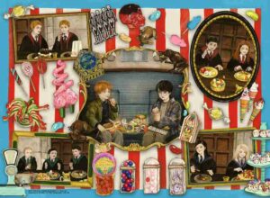 Harry Potter Magical Sweets palapeli 200 palaa on tavallista isommilla palaloilla