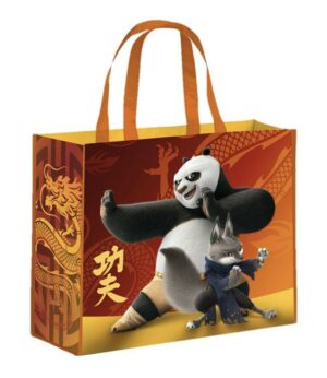 Kung Fu Panda kestokassi on tilava ostoskassi