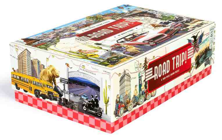 Skittledog Road trip palapeli 1000 palaa - Image 4